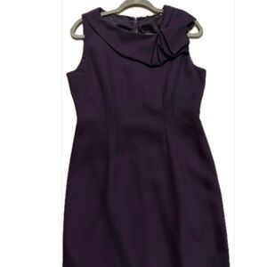 Plum Elie Tahari Dress sz 12 - excellent condition